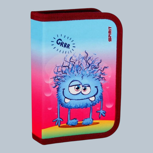 Schüler-Etui ''DIZZY MONSTER', 1-Zipp, 28-tlg