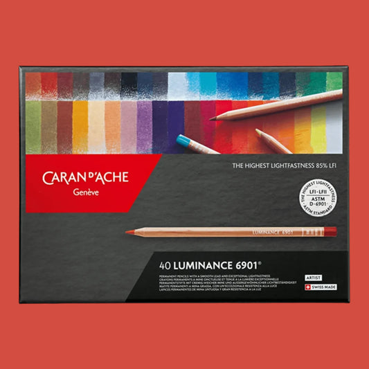 Caran d’Ache Luminance 6901 – Farbstifte Set (40 Farben)