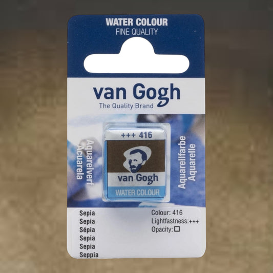 Van Gogh Aquarellfarbe Näpfchen Sepia 416