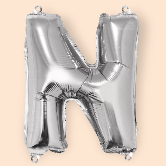 Folienballon, Buchstabe N 40cm