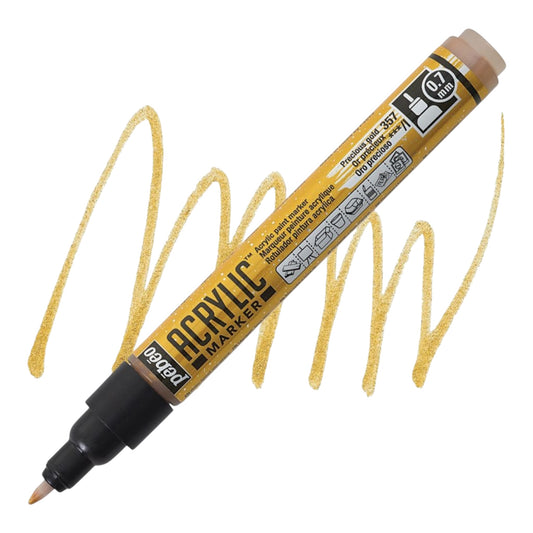 Pébéo Acrylic Marker – Precious Gold 57