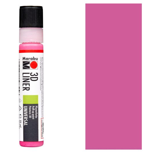 Marabu 3D Liner Pink 633, 25 ml