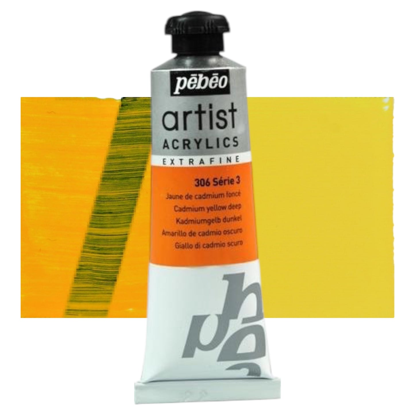 Pébéo Artist Acrylics Kadmiumgelb Dunkel 306 Serie 3