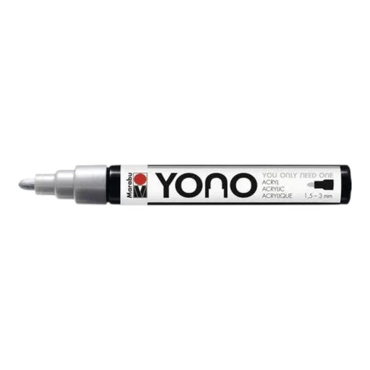 YONO Acrylmarker – Silber (1.5–3 mm)