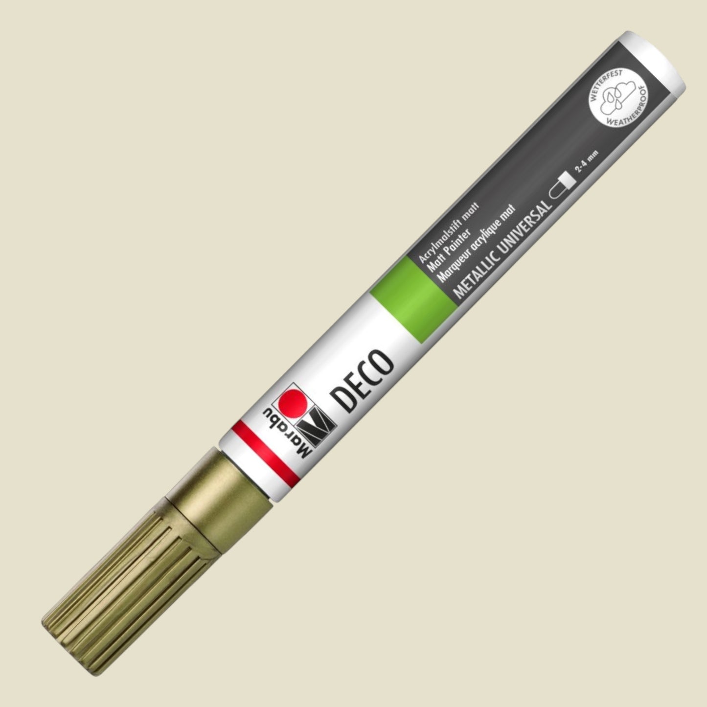 Marabu Deco Painter acrylic marker gold, 1-2 mm