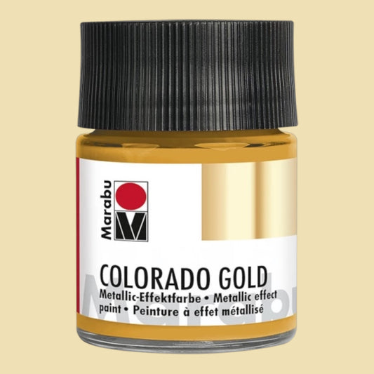Marabu Colorado Gold Metallic-Effektfarbe , Metallic-Orange 713