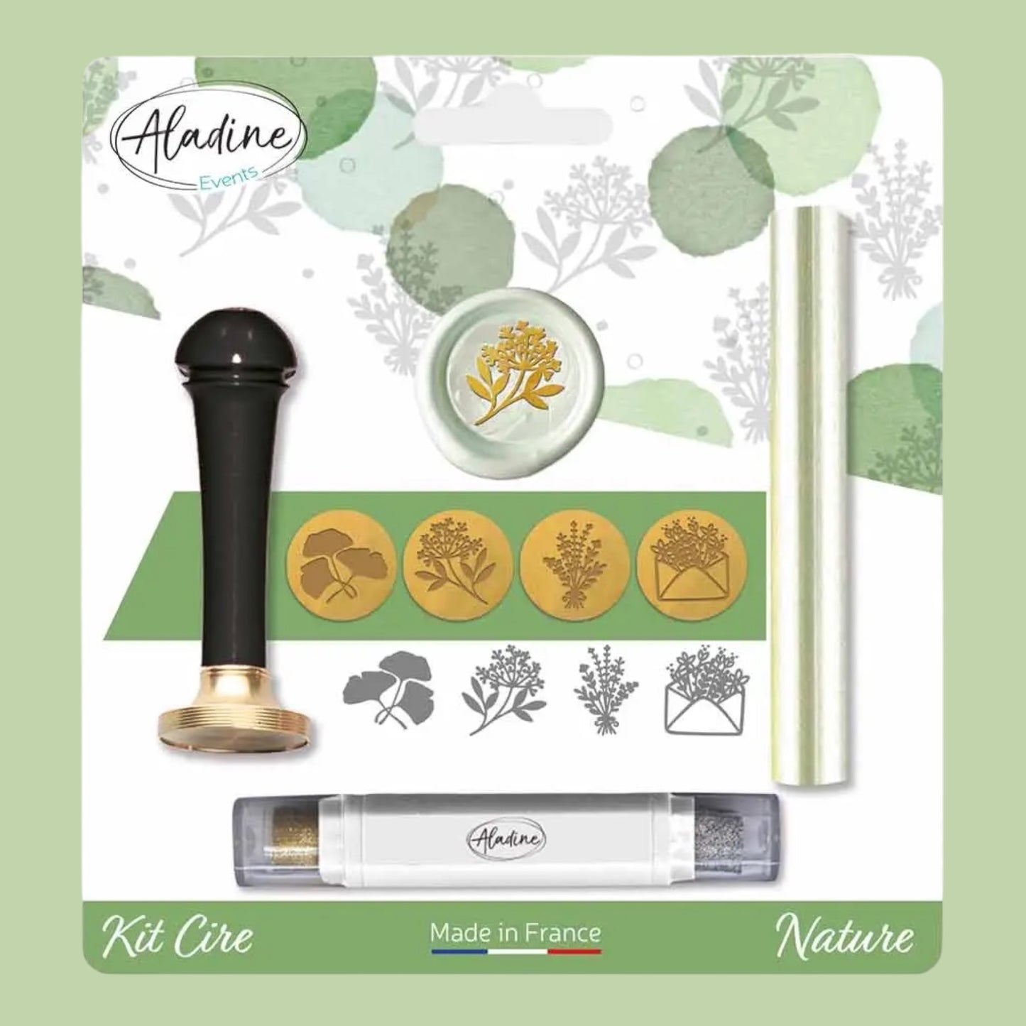 Aladine Sealing Wax Set Nature