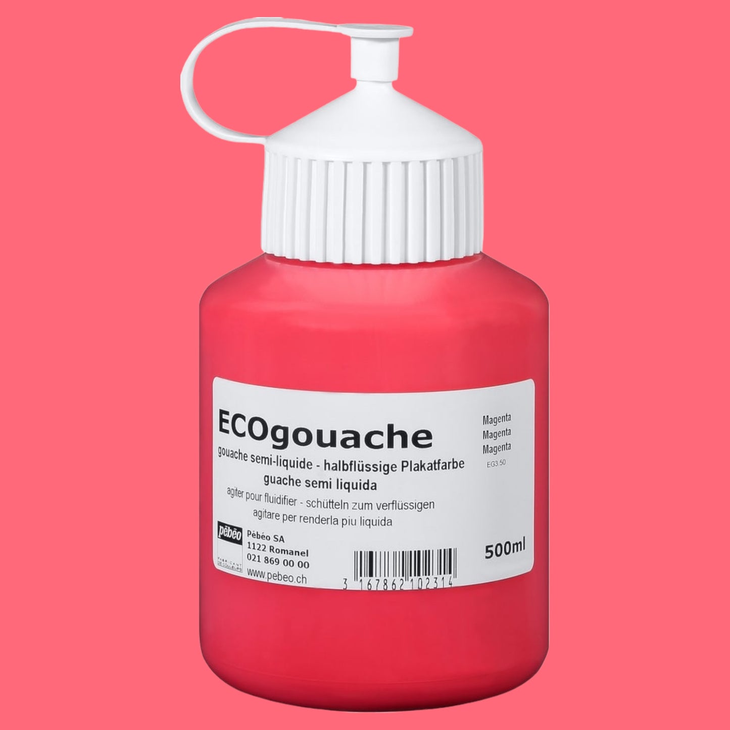 Pébéo Ecogouache Magenta – 500 ml