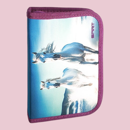 Schüler Etui ""HORSES" 1-Zipp, 50-tlg.