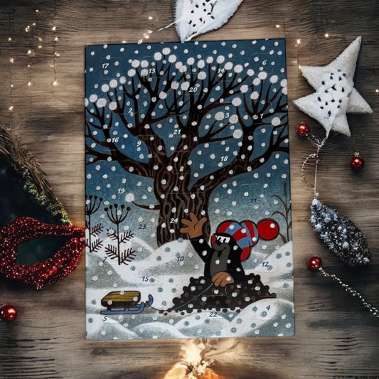 postcard Advent calendar