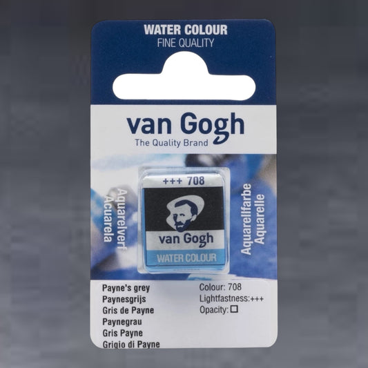 Van Gogh Aquarellfarbe Näpfchen Paynegrau 708