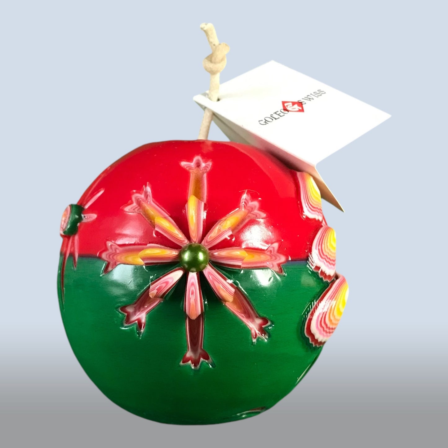 Geschnitzte Kerze Rund - Holiday Grove