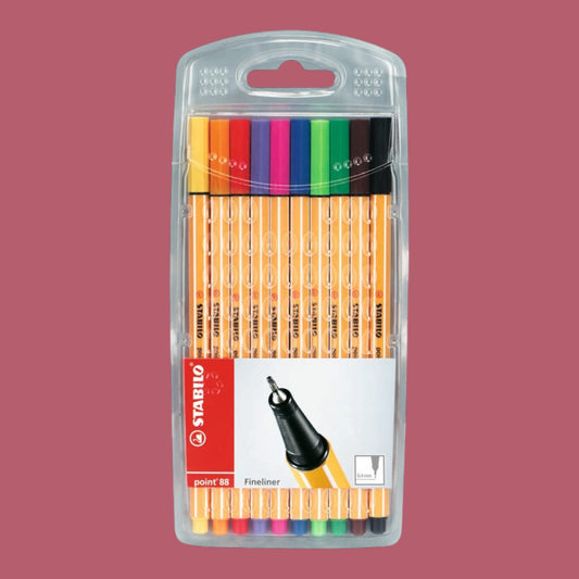 Stabilo point 88 fineliner set