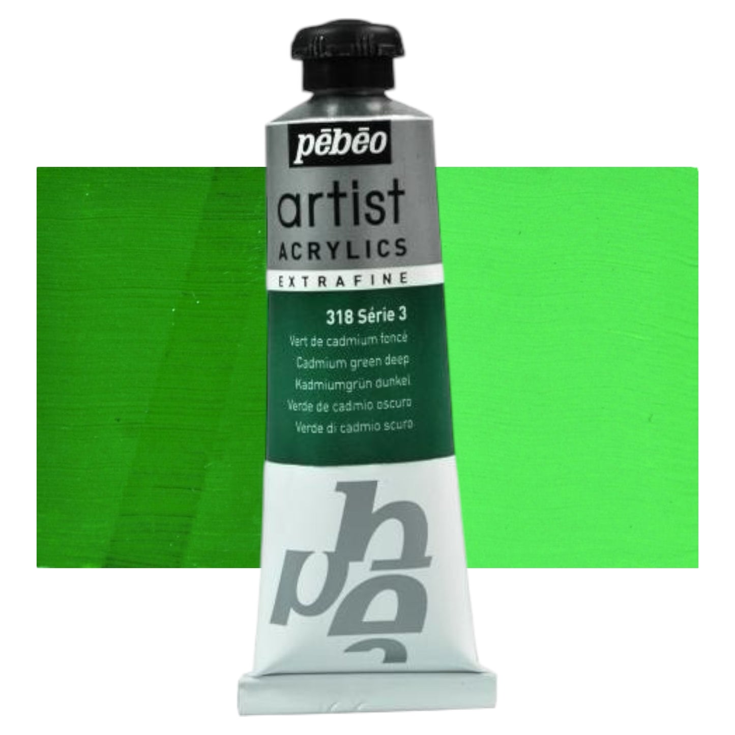 Pébéo Artist Acrylics Kadmiumgrün Dunkel 318 Serie 3