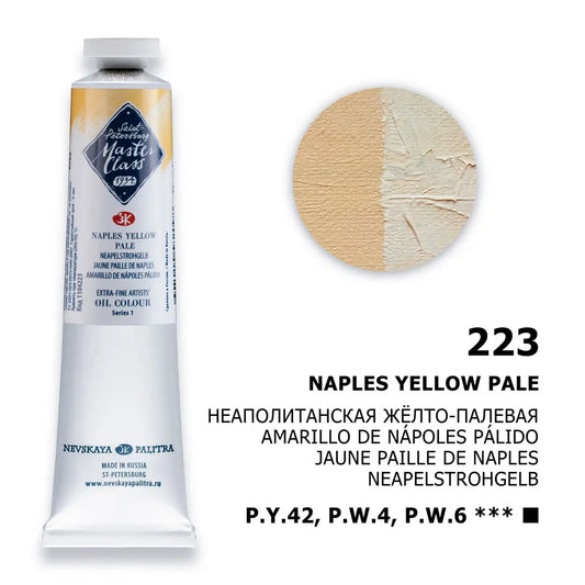 Nevskaya Palitra Master Class Oil Paint Naples Straw Yellow 223 (46ml)