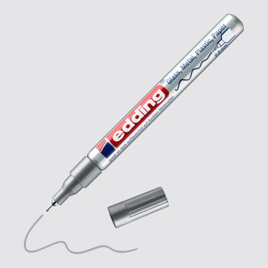 Edding 780 Gloss Paint Marker Silver, 0.8 mm