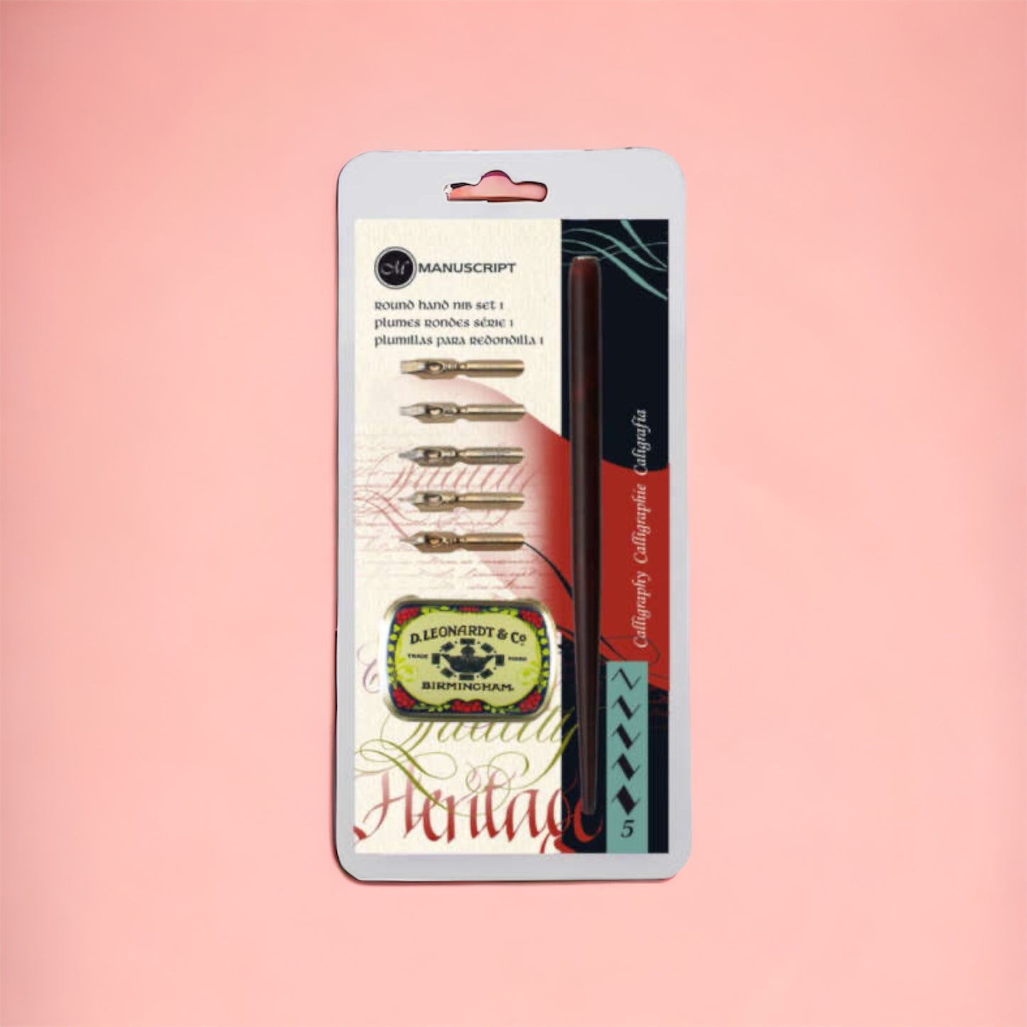 Manuscript Leonardt Round Hand Nib Calligraphy Set No.2