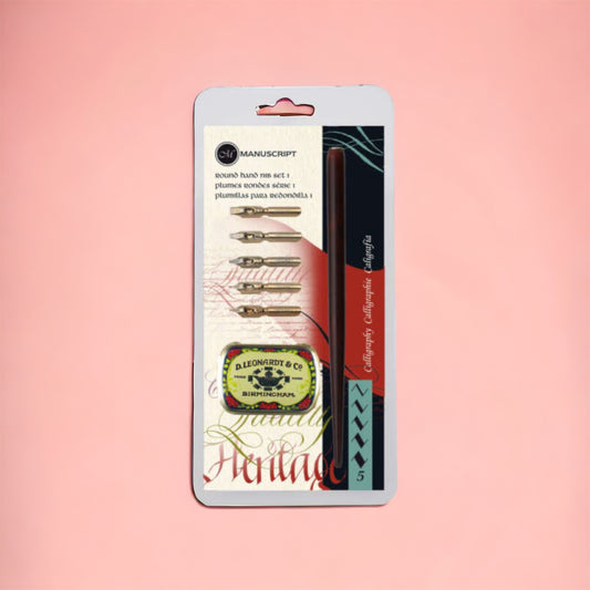 Manuscript Leonardt Round Hand Nib Calligraphy Set No.2