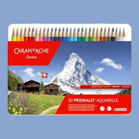 Caran d'Ache Prismalo watercolor pencils, set of 30