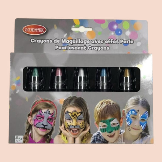 Goodmark Pearlescent Crayons – Schminkstifte mit Perleffekt (5+)