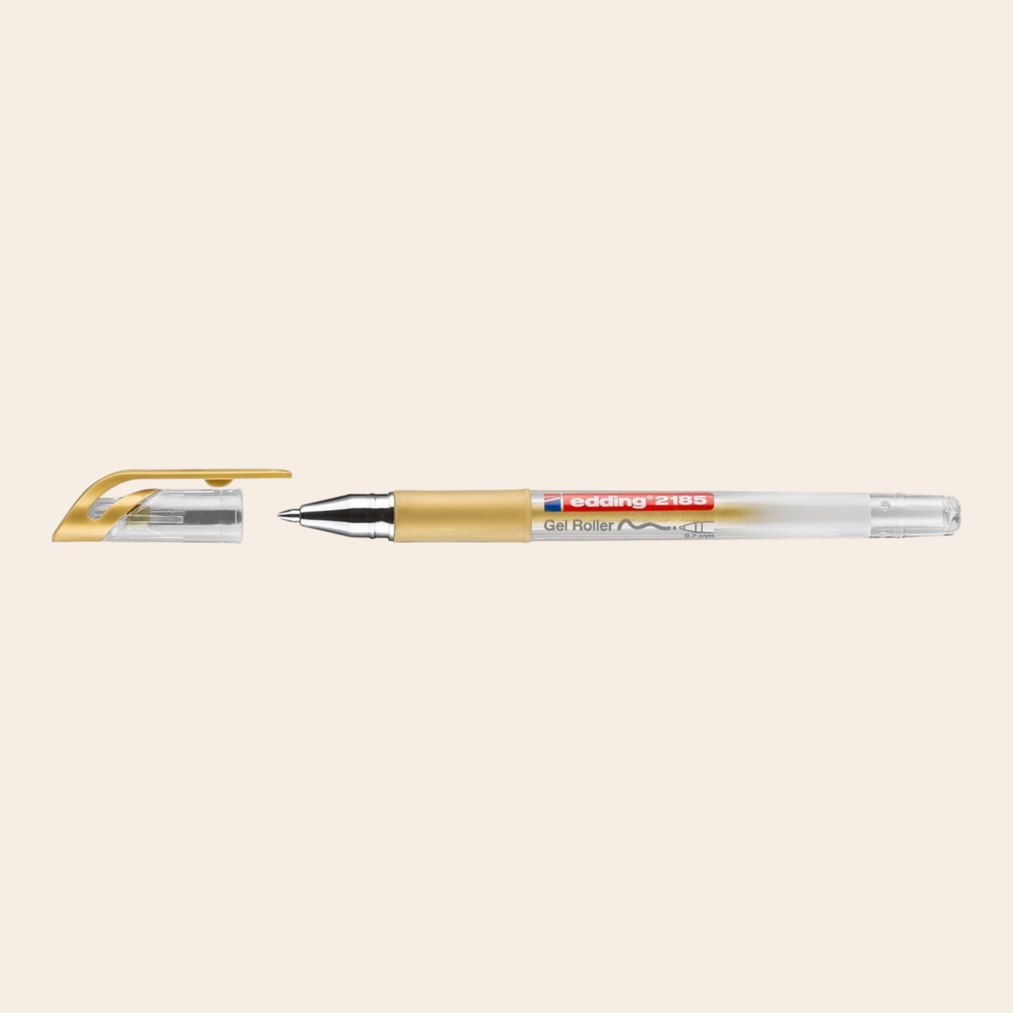 Edding 2185 Gelroller – Gold Metallic, Rollerspitze 0,7 mm