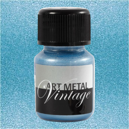 Schjerning Art Metal Vintage , Perlmutt-Blau , 30 ml