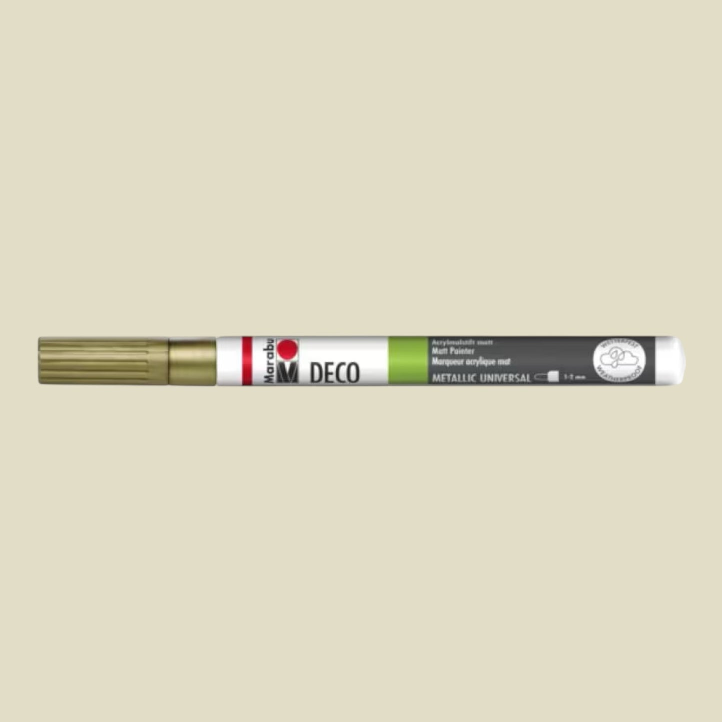 Marabu Deco Painter acrylic marker gold, 1-2 mm