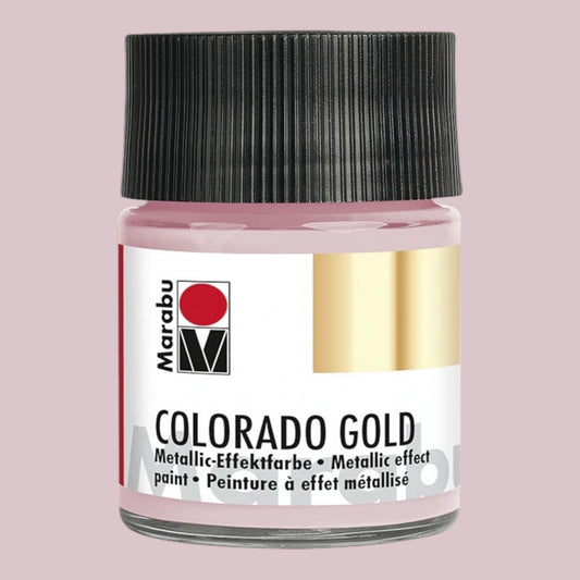 Marabu Colorado Gold Metallic-Effektfarbe , Rose-Gold 734
