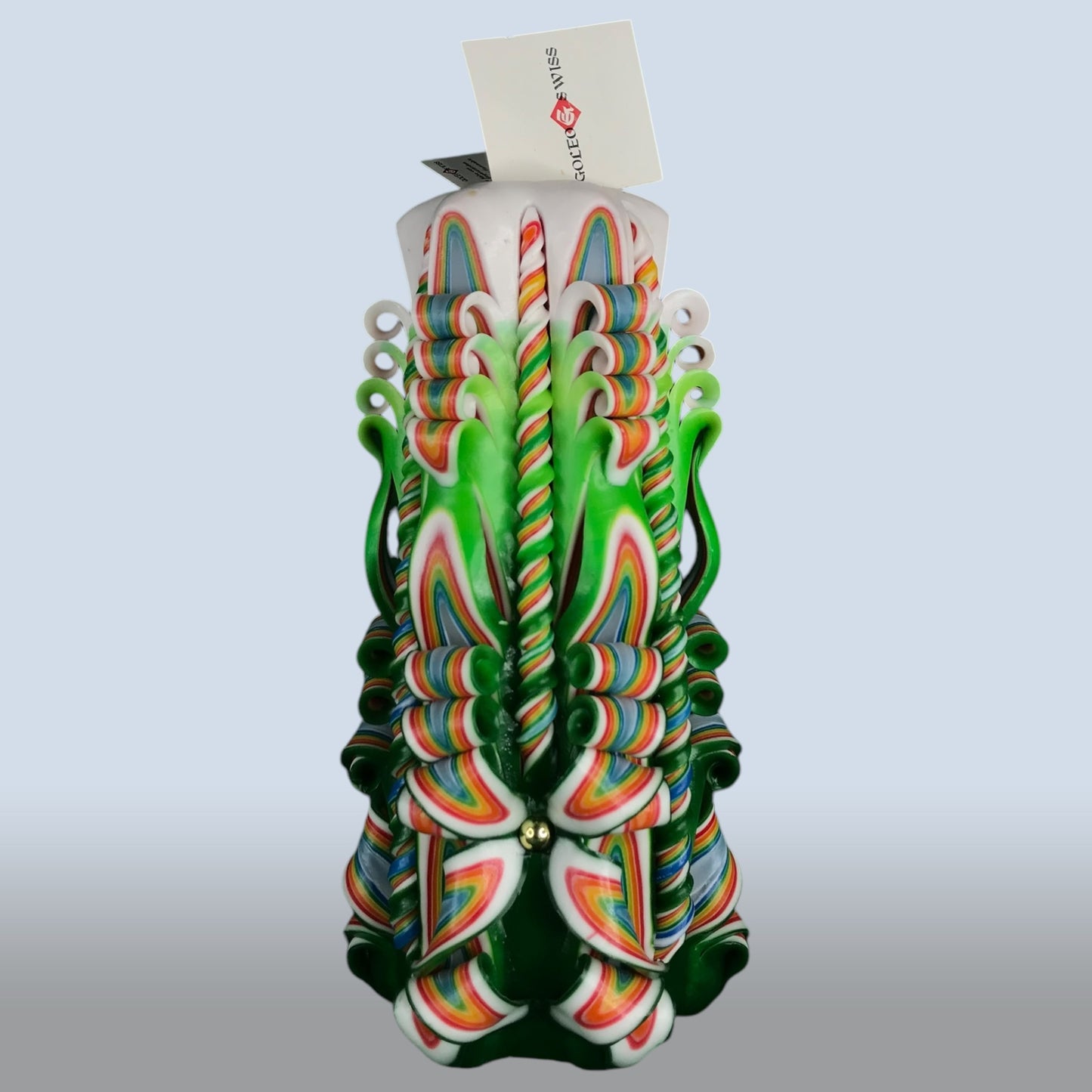 Geschnitzte Kerze Gross - Jungle Shine