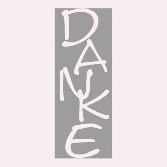 Rayher Holzstempel Danke , 3 × 7 cm