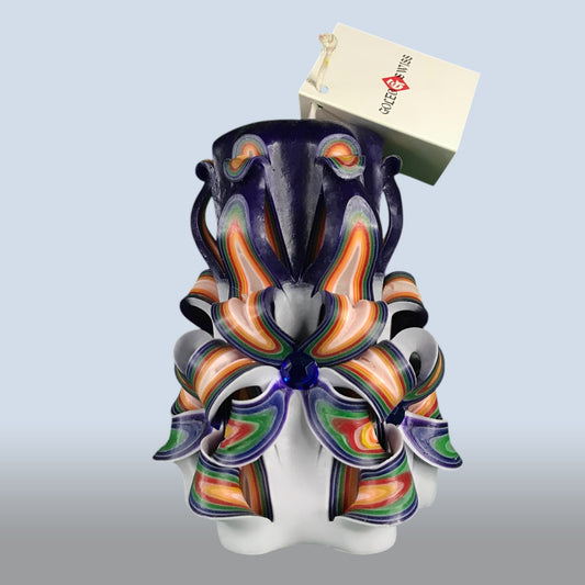 Geschnitzte Kerze Klein - Royal Ember