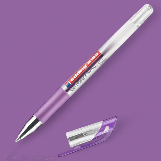 Edding 2185 Gel Roller violet, roller tip 0.7 mm