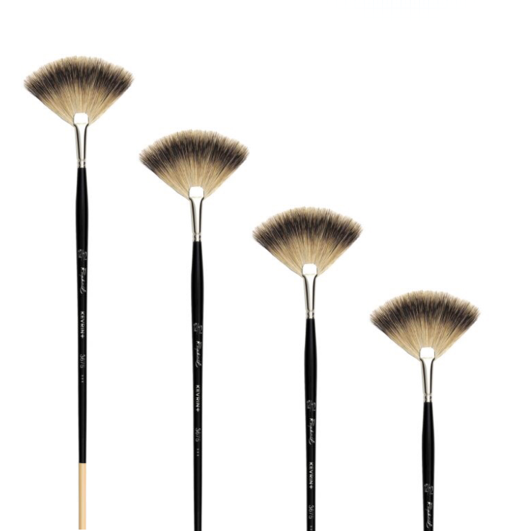 Raphaël Kevrin+ oil acrylic brush series 3675 compartments