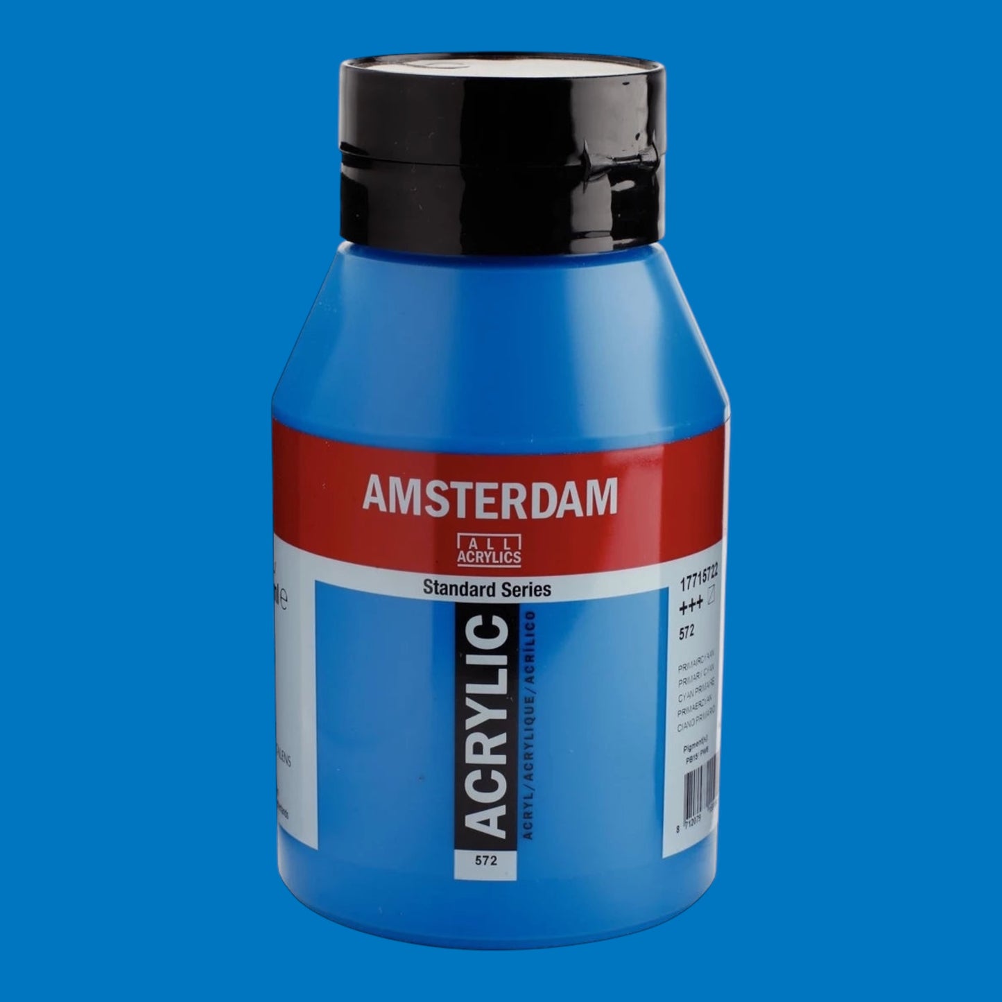 Amsterdam Standard Series Acrylfarbe - Primärzyan 572