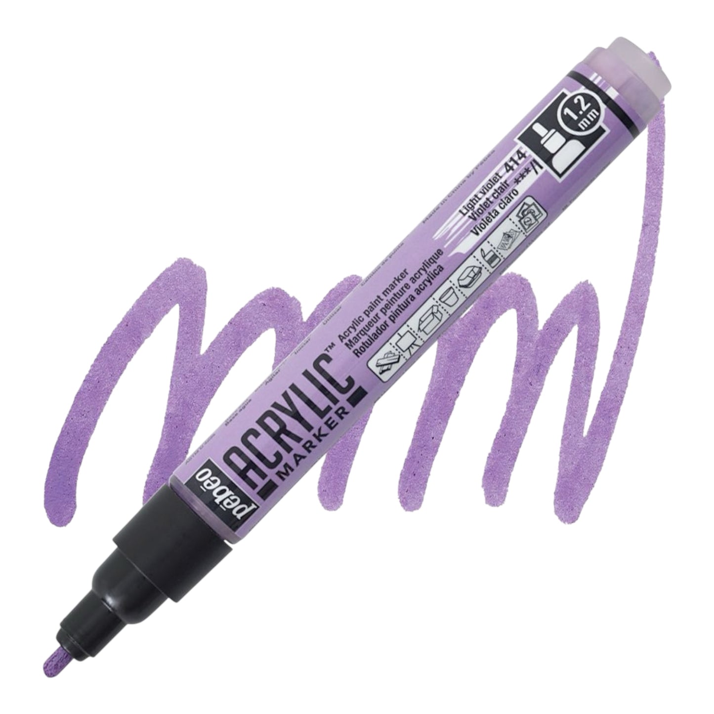 Pébéo Acrylic Marker PTE 1.2mm Violet CL 414