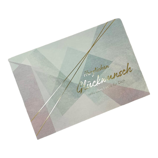 Postcard. Congratulations and all the best to you