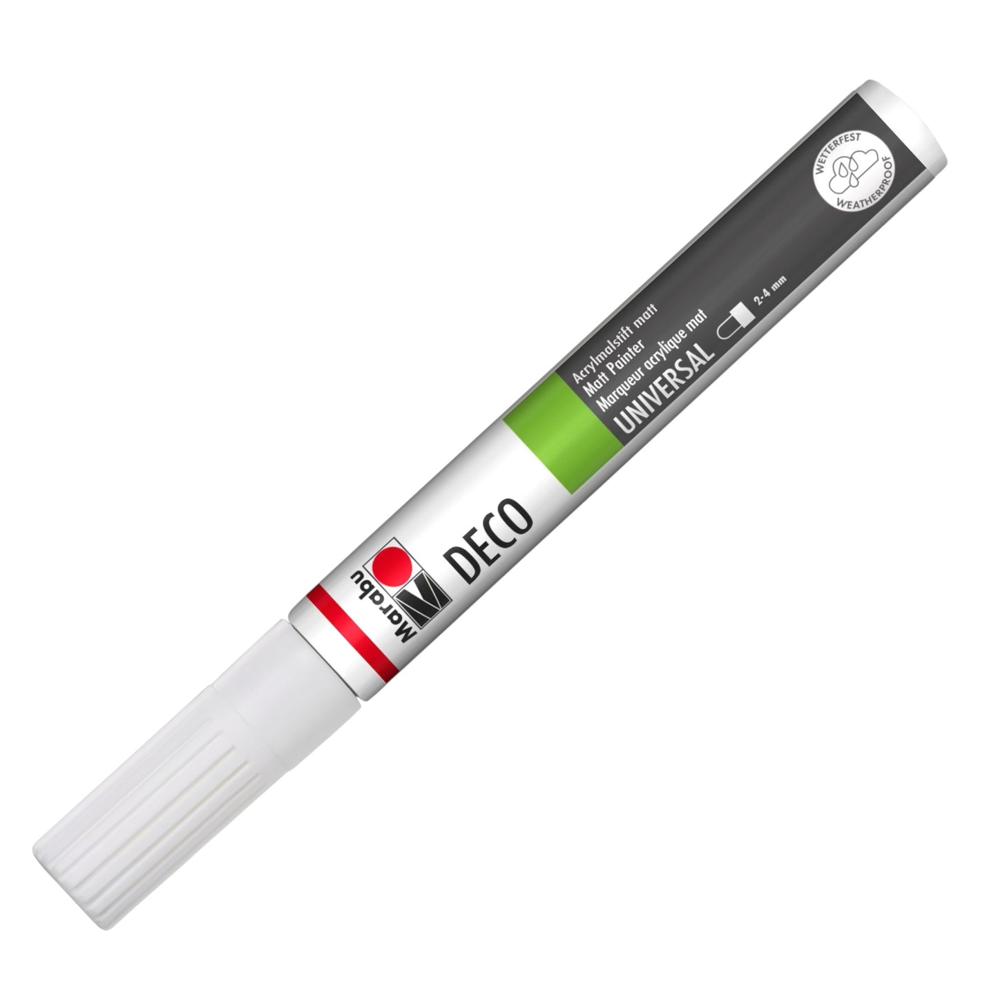 Marabu Deco Painter acrylic marker white, 1-2 mm
