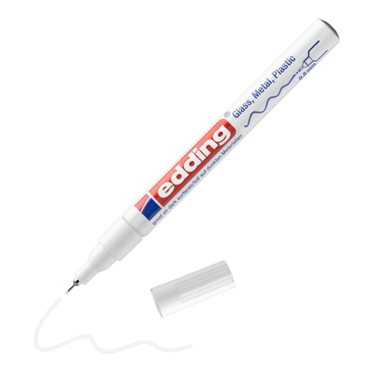 Edding 780 Gloss Paint Marker White, 0.8 mm
