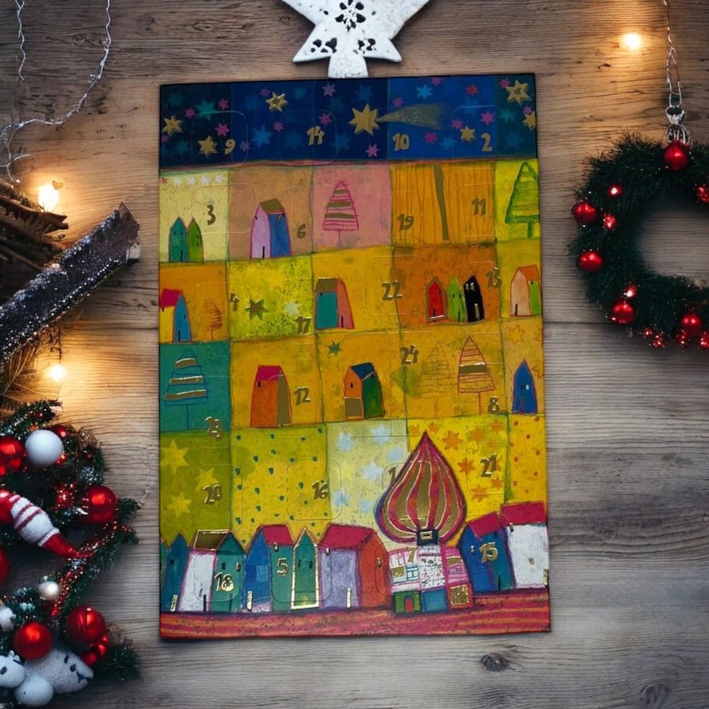 Postkarte Adventskalender