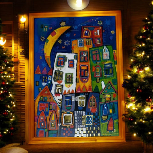 postcard Advent calendar