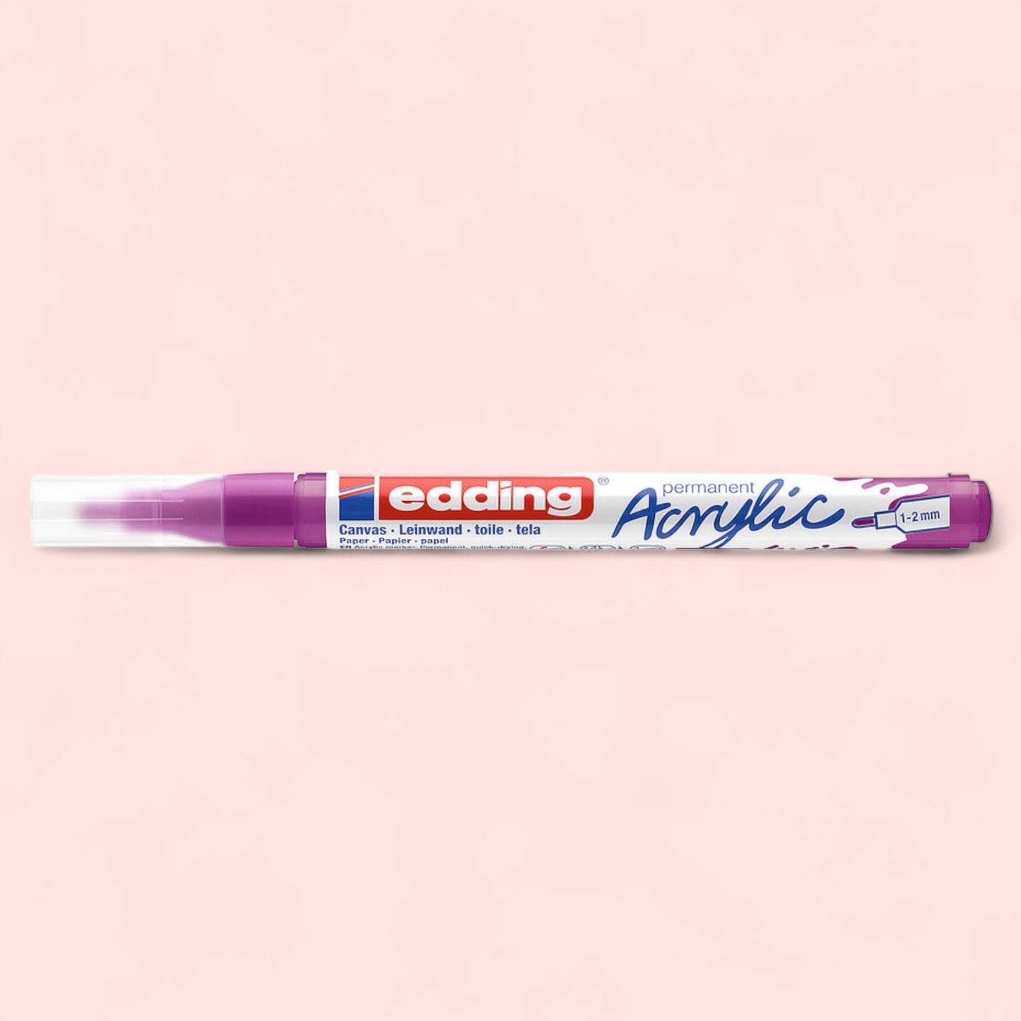Edding 5300 Acrylmarker Beere 910 , Rundspitze 1-2 mm