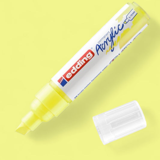 Edding 5000 Acrylmarker neongelb 065 , Keilspitze 5-10 mm