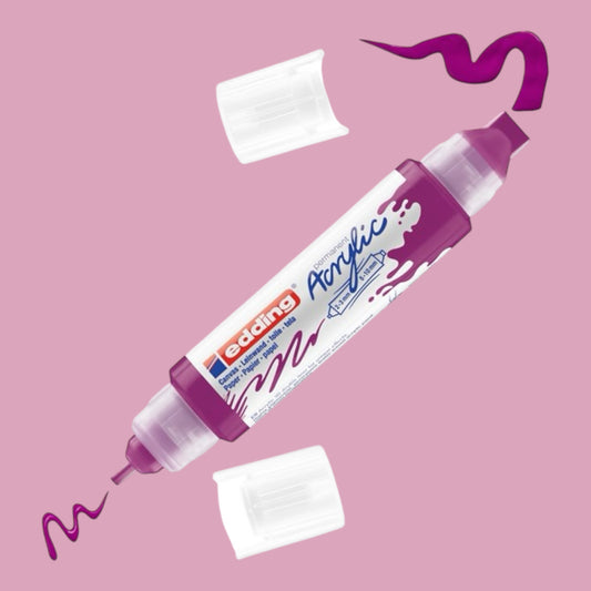 Edding 5400 Acryl 3D Double Liner Beere 910, Tubenspitze 2-3 mm . 5-10 mm