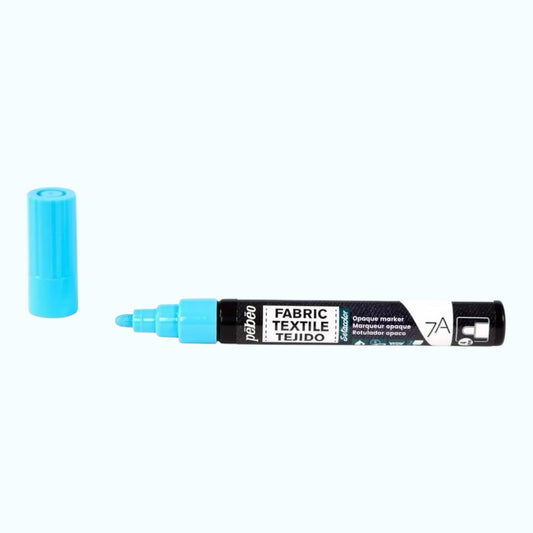 Pébéo Textil 7A Marker Opak – 4 mm Rundspitze , Pastellbla