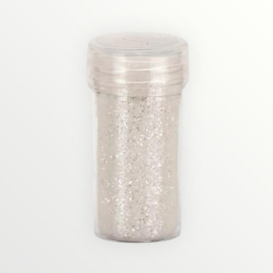 Glorex Deko-Effekt-Flitter weiss 14ml