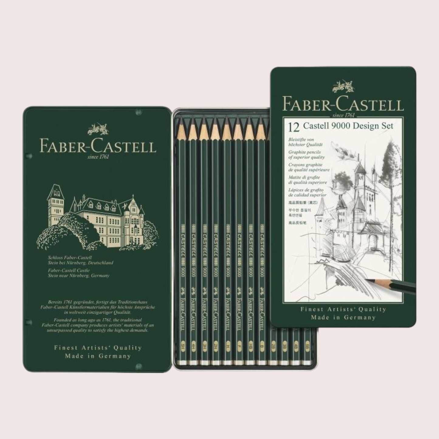 Faber-Castell Castell 9000 Design-Set – 12-teilig