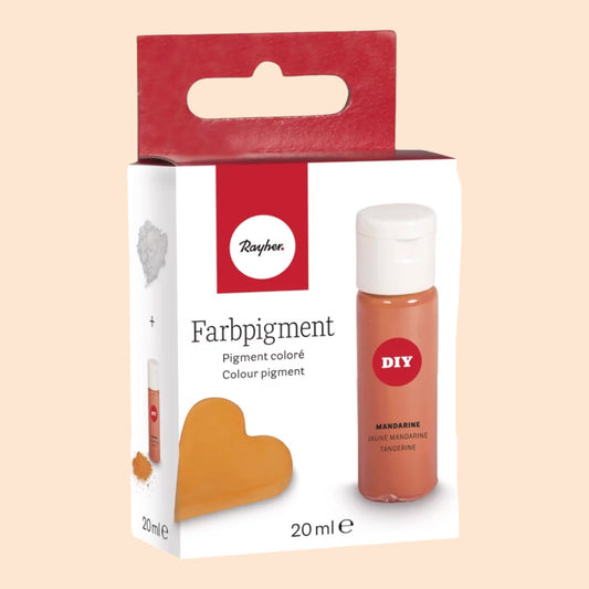 Rayher DIY Farbpigment-Pulver Mandarine , 20ml