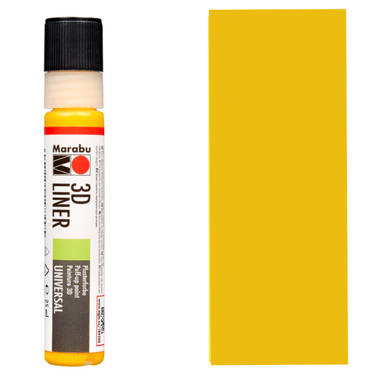 Marabu 3D Liner Medium Yellow 621, 25 ml