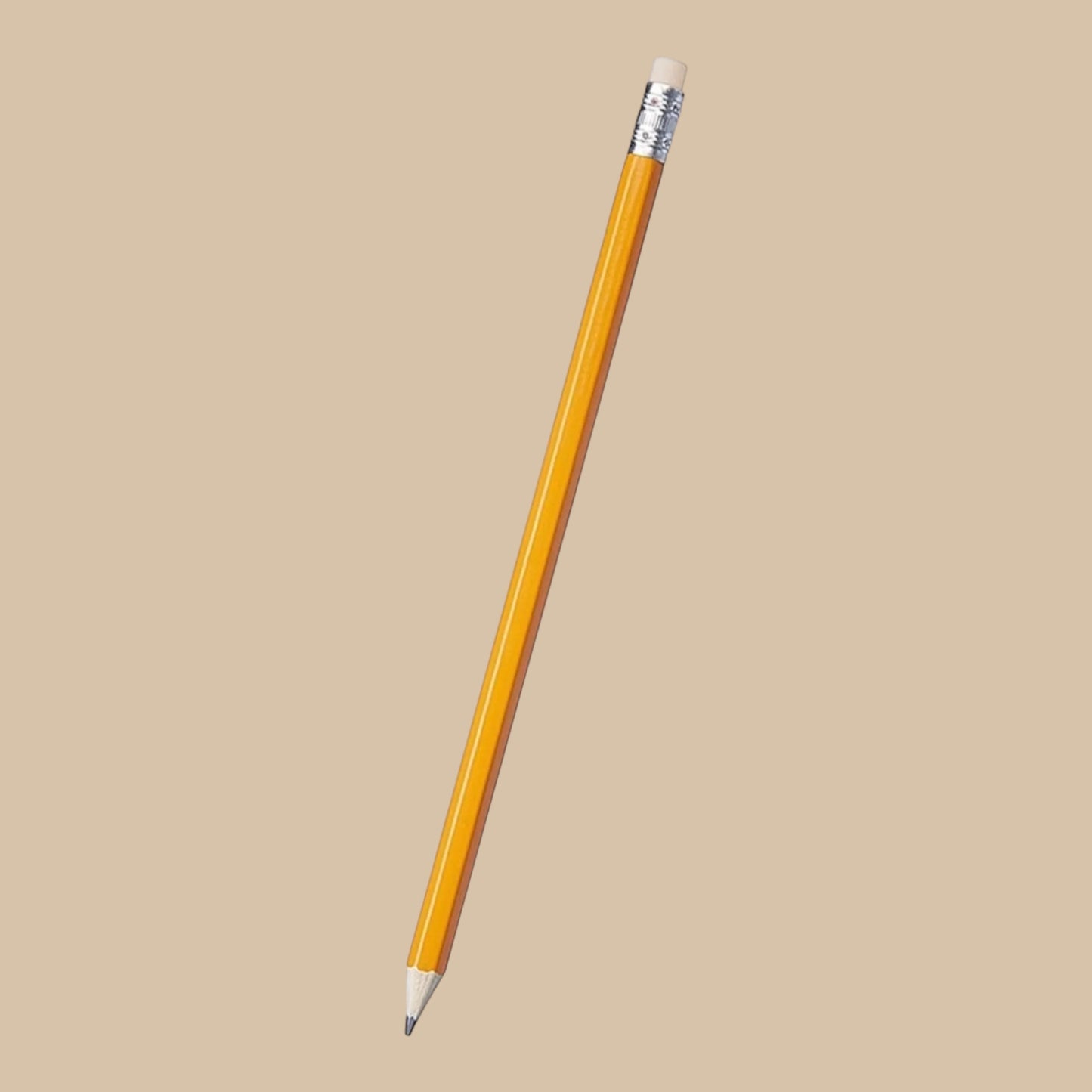 HB Yellow Pencil with Eraser