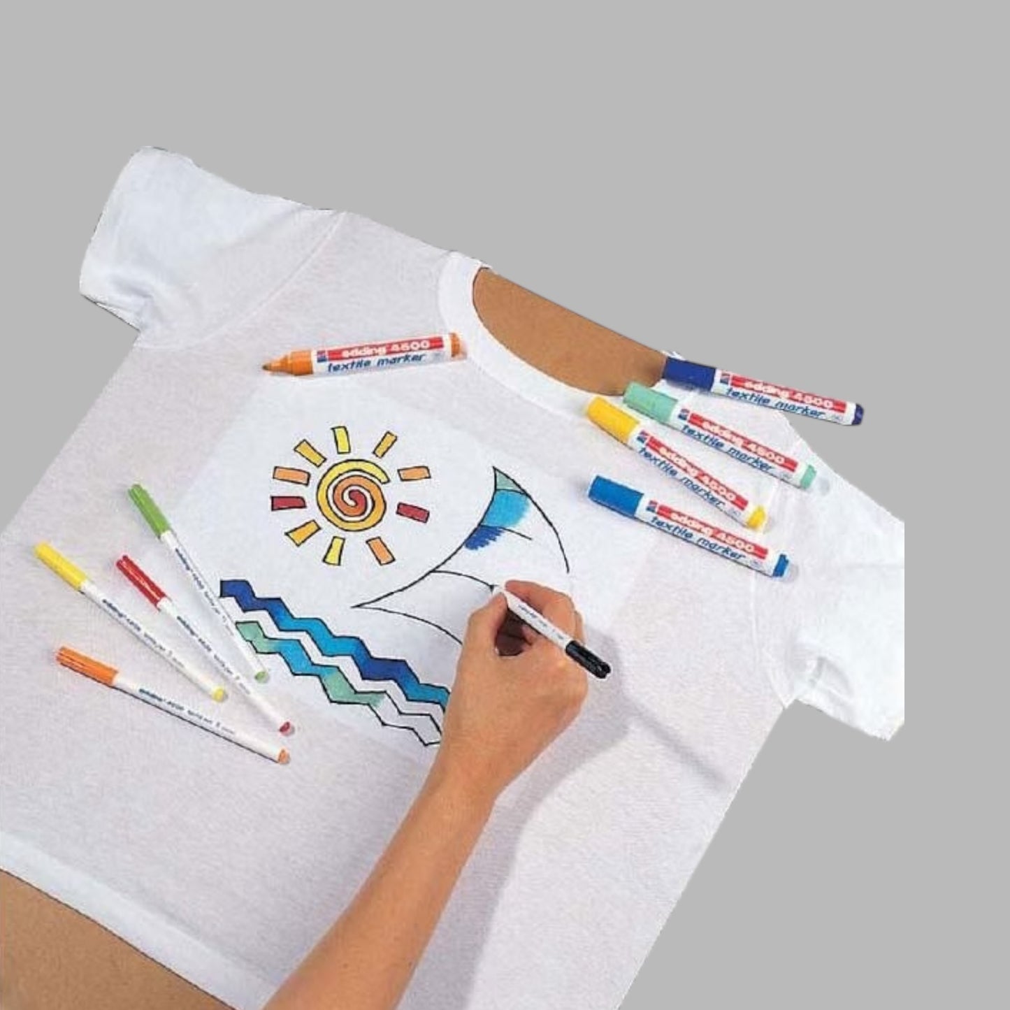 Edding 4500 Textile Marker – 2-3 mm Rundspitze, Schwarz